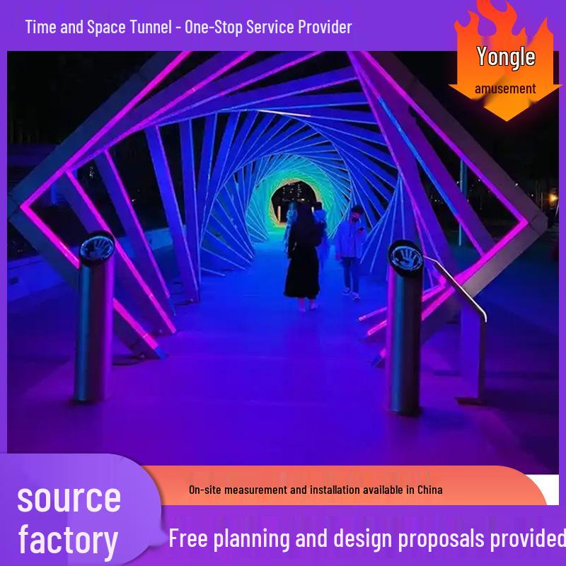 LED Time Tunnel: Outdoor Scenic Area and Park Lighting Decoration