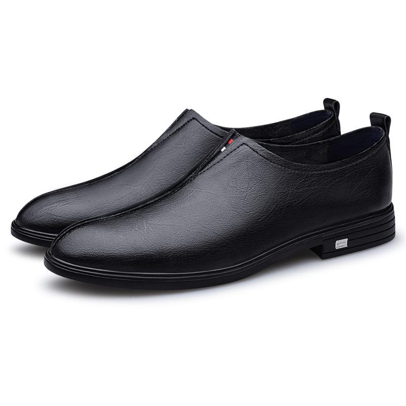 

2024 Кожаные мужские туфли Повседневные роскошные итальянские мягкие мужские мокасины ручной работы Мужские дышащие туфли-лодочки Оксфорды 43 чёрный