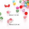100Pcs Colorful Small Girls Hair Clips Cute Flower Star Hair Claws Styling Hair Braid Hairpins Kids Hair Accessories Headwear