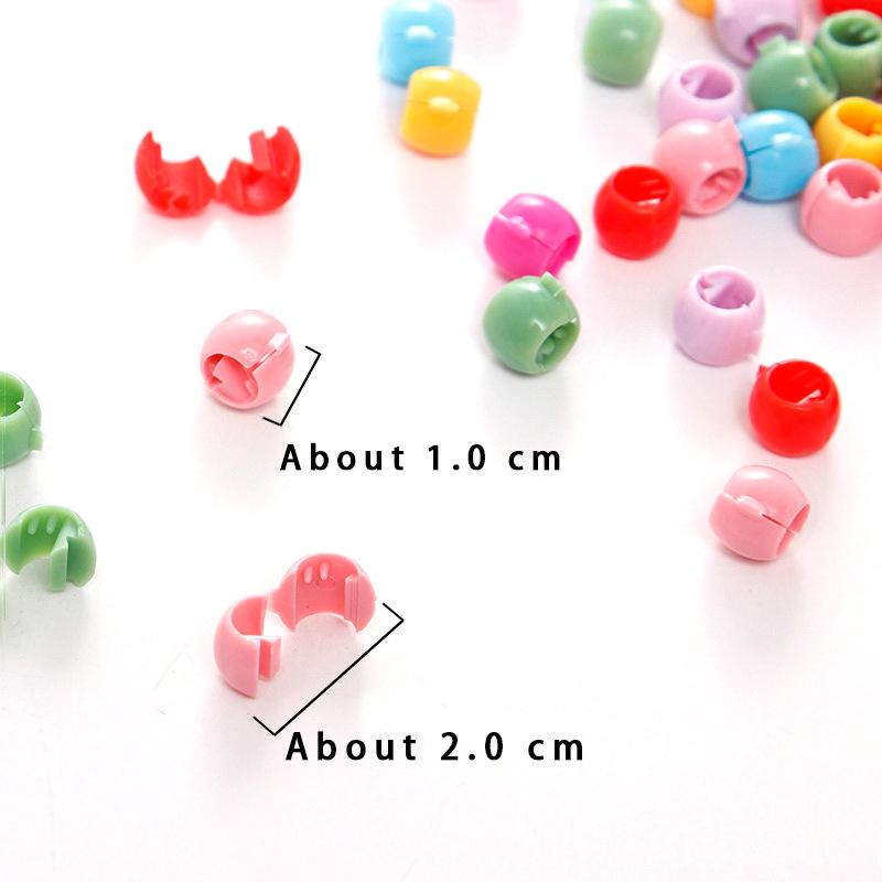 100Pcs Colorful Small Girls Hair Clips Cute Flower Star Hair Claws Styling Hair Braid Hairpins Kids Hair Accessories Headwear