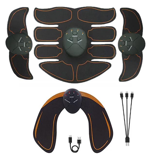 Wireless Hip Abdominal Muscle Trainer Waist Arm Leg Back Massage Pad Stickers Unisex Home Fitness Equiment