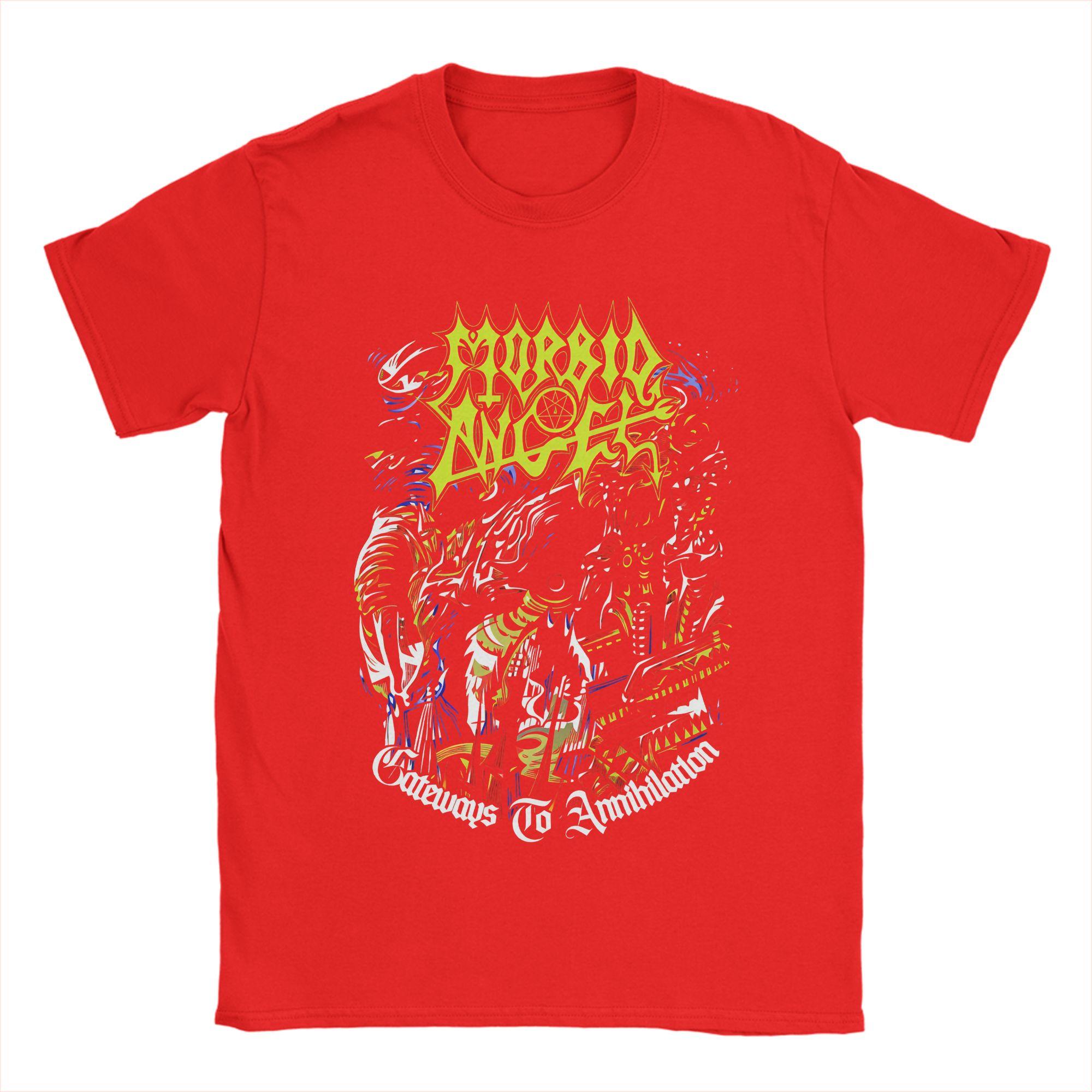 

Mens Death Metal Band T Shirts Cotton Clothes Vintage Short Sleeve Crew Neck Tee Shirt Gift Idea TShirt S