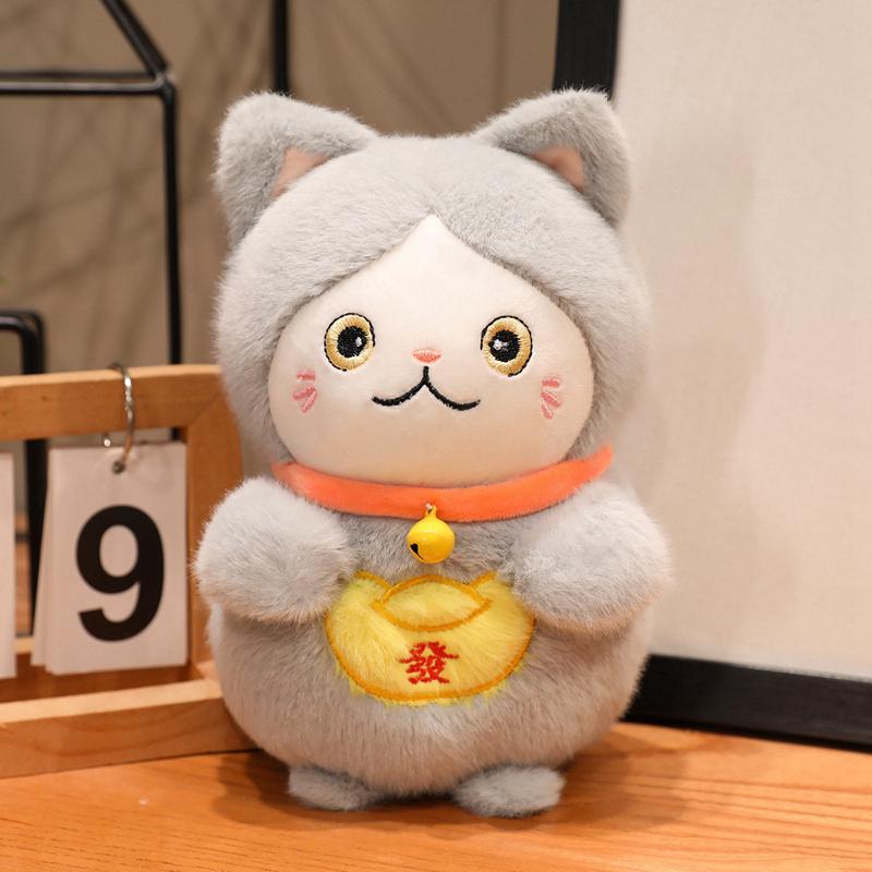 Cute Animal Series Doll Cake Bear Joke Bear Lucky Cat Groundhog Bee Flying Pig Doll Stuffed Animal Plush Toy Classic Gift