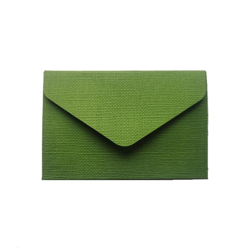 20pcs 7*10.5cm Linen Textured Triangle Envelope Vintage 8color Blank Envelope Card Scrapbooking Letter Gift Supplies