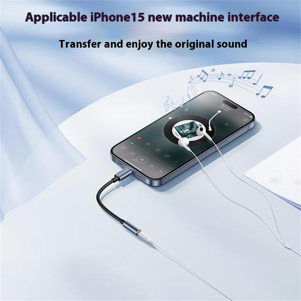 15cm Type C to 3.5mm Audio Adapter Cable for Huawei Honor Xiaomi iPhone 15 Series Headphone Converter 15cm