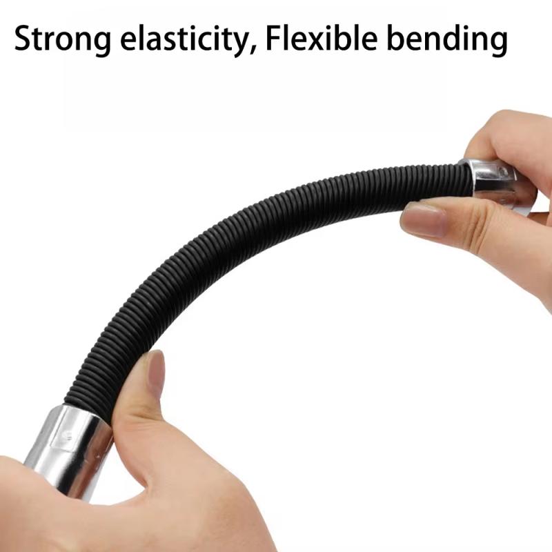 

Electric Quick Ratchet Spanner Elastic Connecting Rod Universal Flexible Shaft Spring Extension Rod Socket Extension Rod-Tools