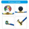 R134A Recharge Hose Kit with Gauge, Refrigerants Recharging Hose with 1/2" Female R134A Can Tap Refrigerants Dispenser