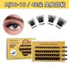 Segmented Glue-Free False Eyelashes Natural Fox Eye Look No Formaldehyde Daily Wear