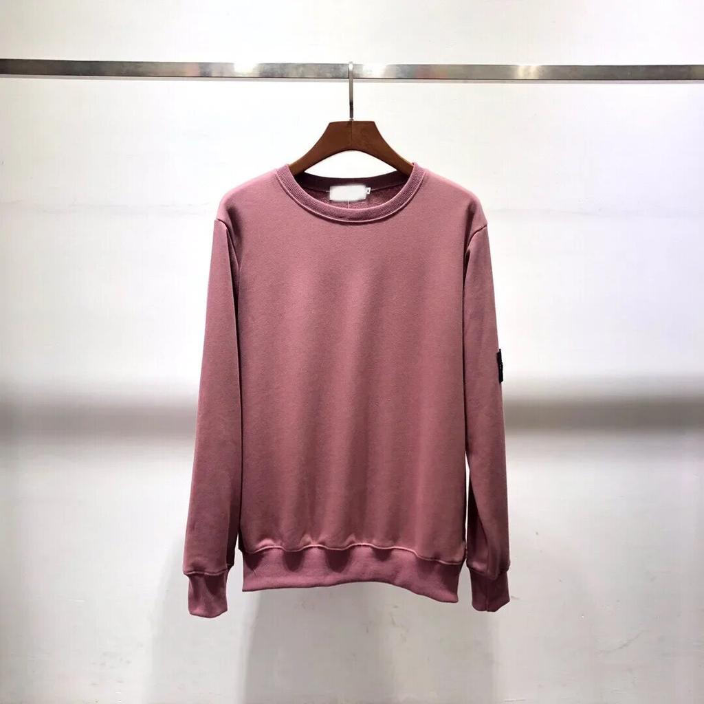 2024 Spring Autumn Fashion Y2K Pullover Harajuku Sweatshirt Men Casual All Match Ropa Hombre Pure Cotton Top Solid Male Clothes