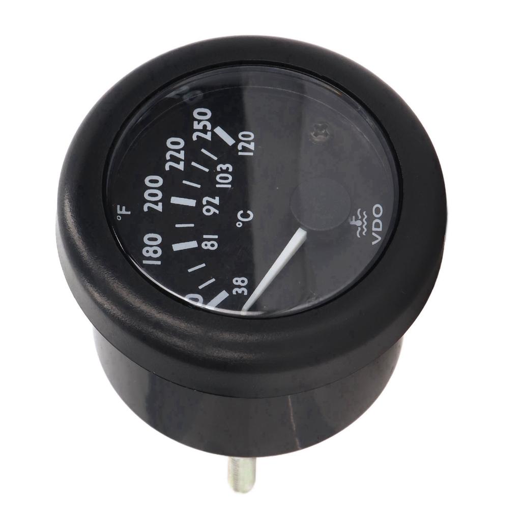 Generator Water Temperature Gauge Pointer Type 52mm Electromagnetic Water Temperature Meter 12V