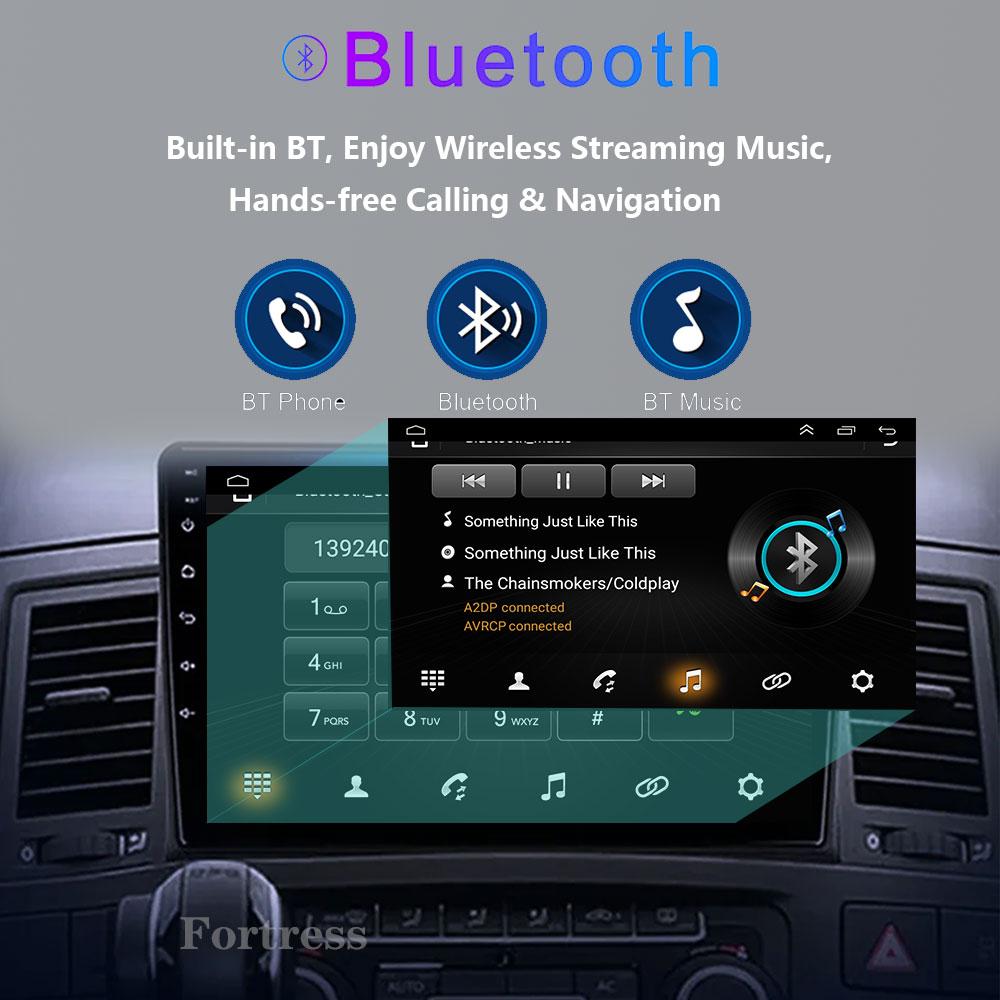 Radio Auto Multimedia Player 9 inch Sistem Android pentru Volkswagen Multivan T5 2003 - 2015 Navigație GPS Ecran Split Bluetooth
