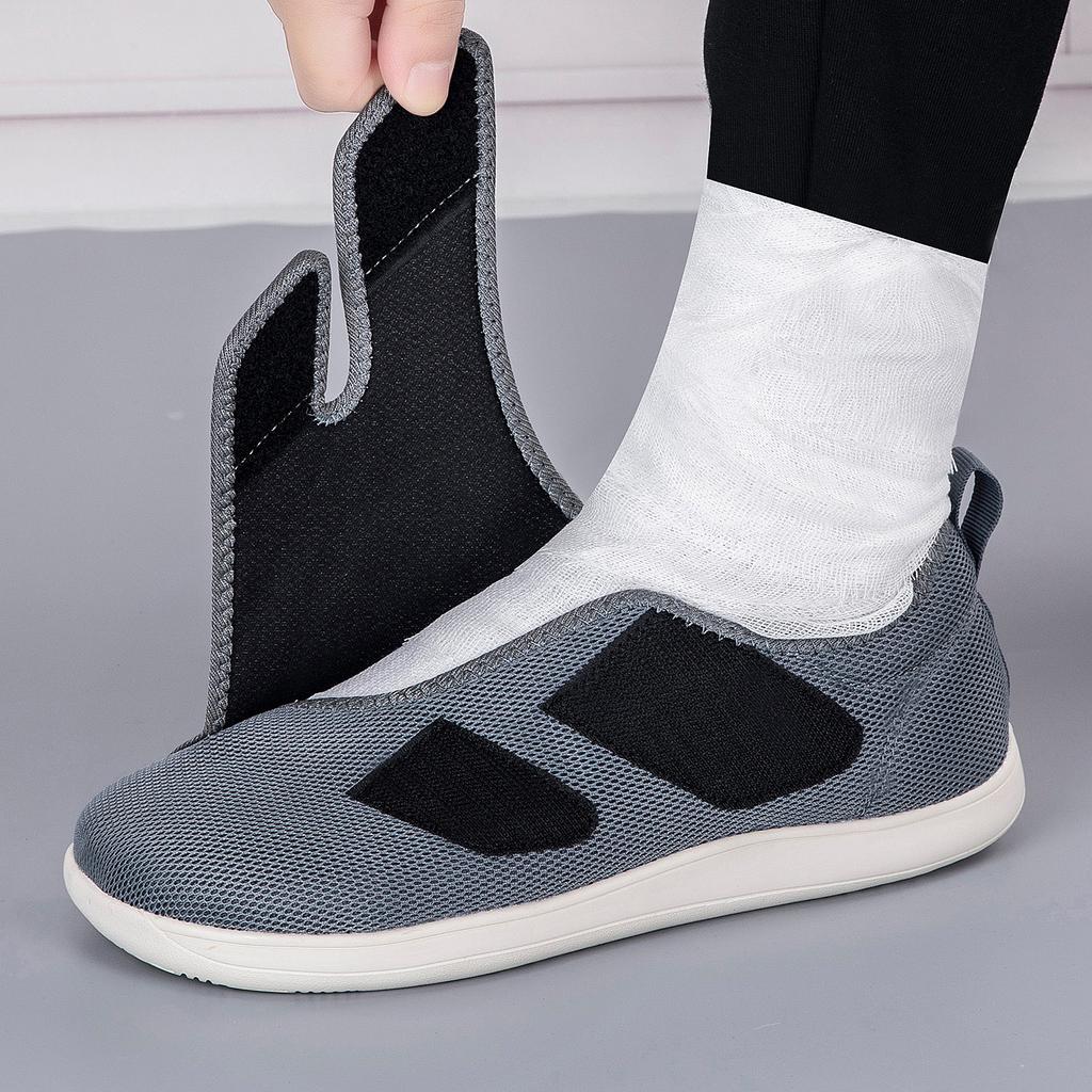 Extra Wide Men's Diabetic Shoes for Elder Easy Top Orthopedics Feet Swollen Adjustable Walking Shoe Elderly Foot Pain Relief