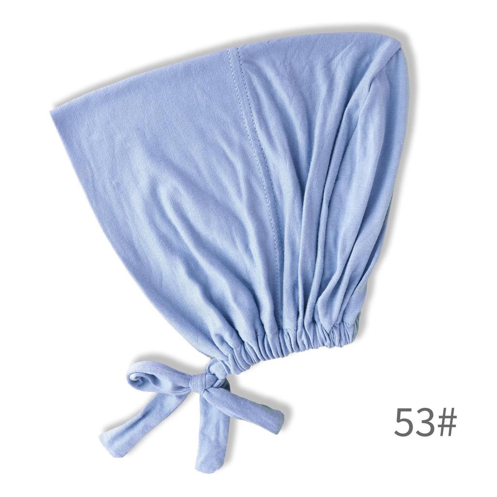 Premium Mercerized Cotton Adjustable Elastic Hair Cover Cap