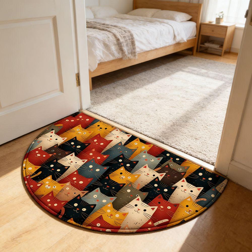 Cartoon Animal Bathroom Mat Dog Door Mat Quick Dry Cat Floor Mat  Laundry Room