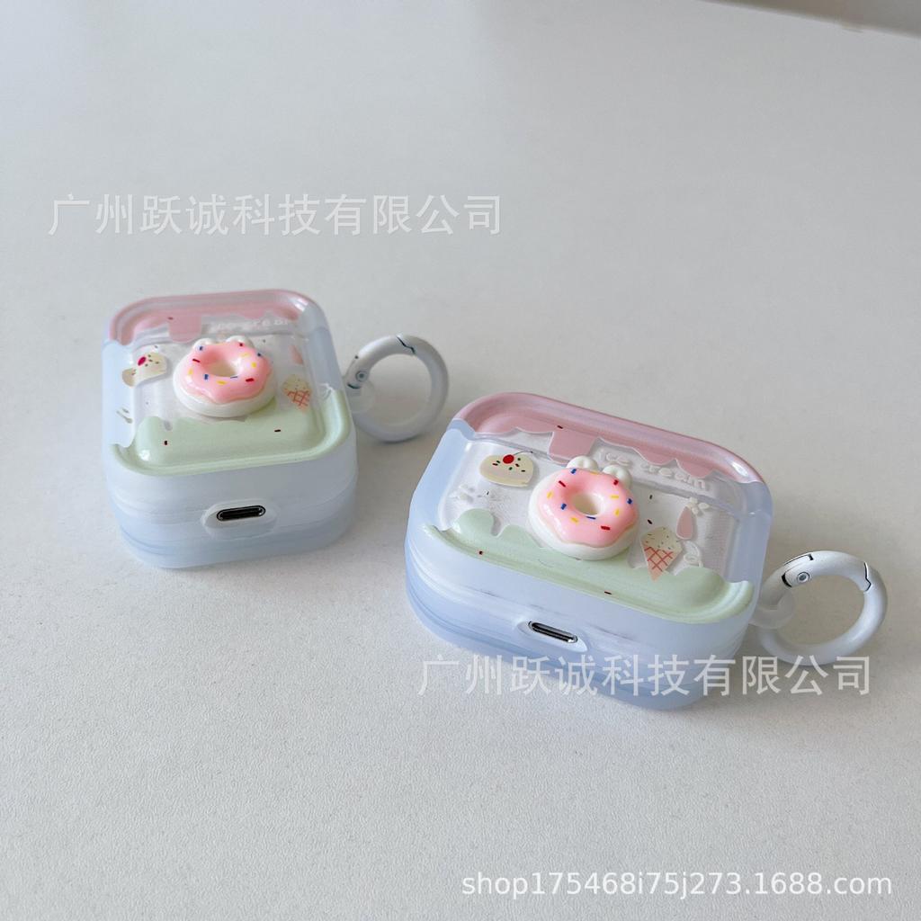 Donuts are suitable for AirPods1 protective case pro1 generation photo frame Apple 1 generation pro1 Bluetooth headset protective case