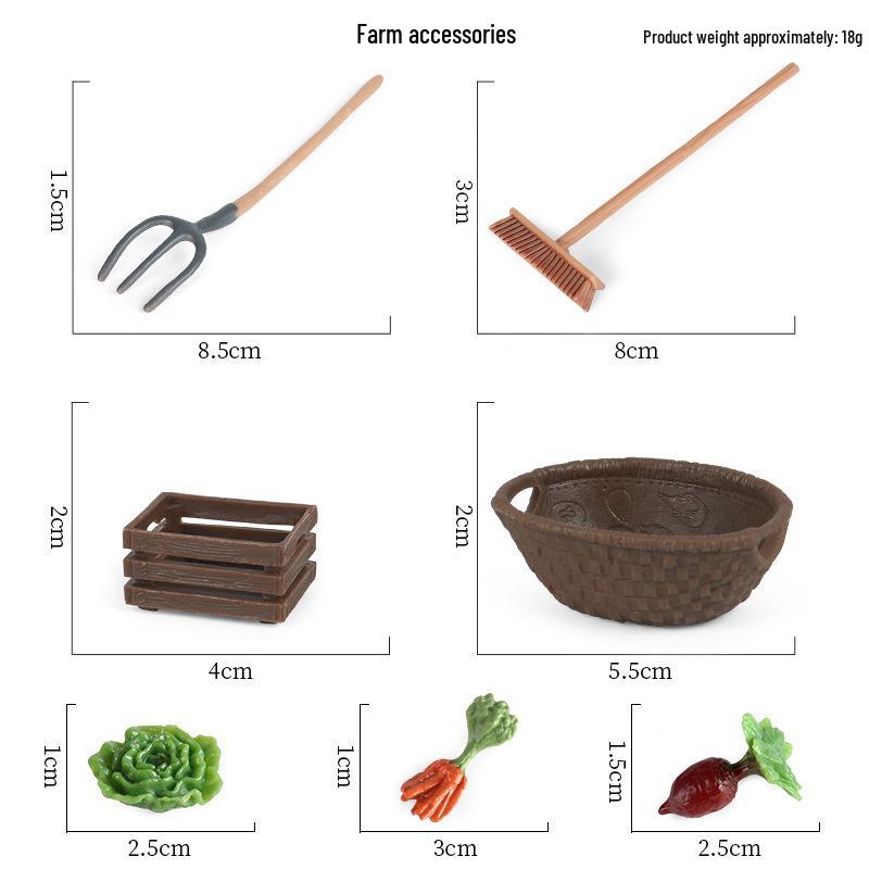 Creative Simulation Fence Set for Farm, Ranch, Zoo, or Sandbox Decorations