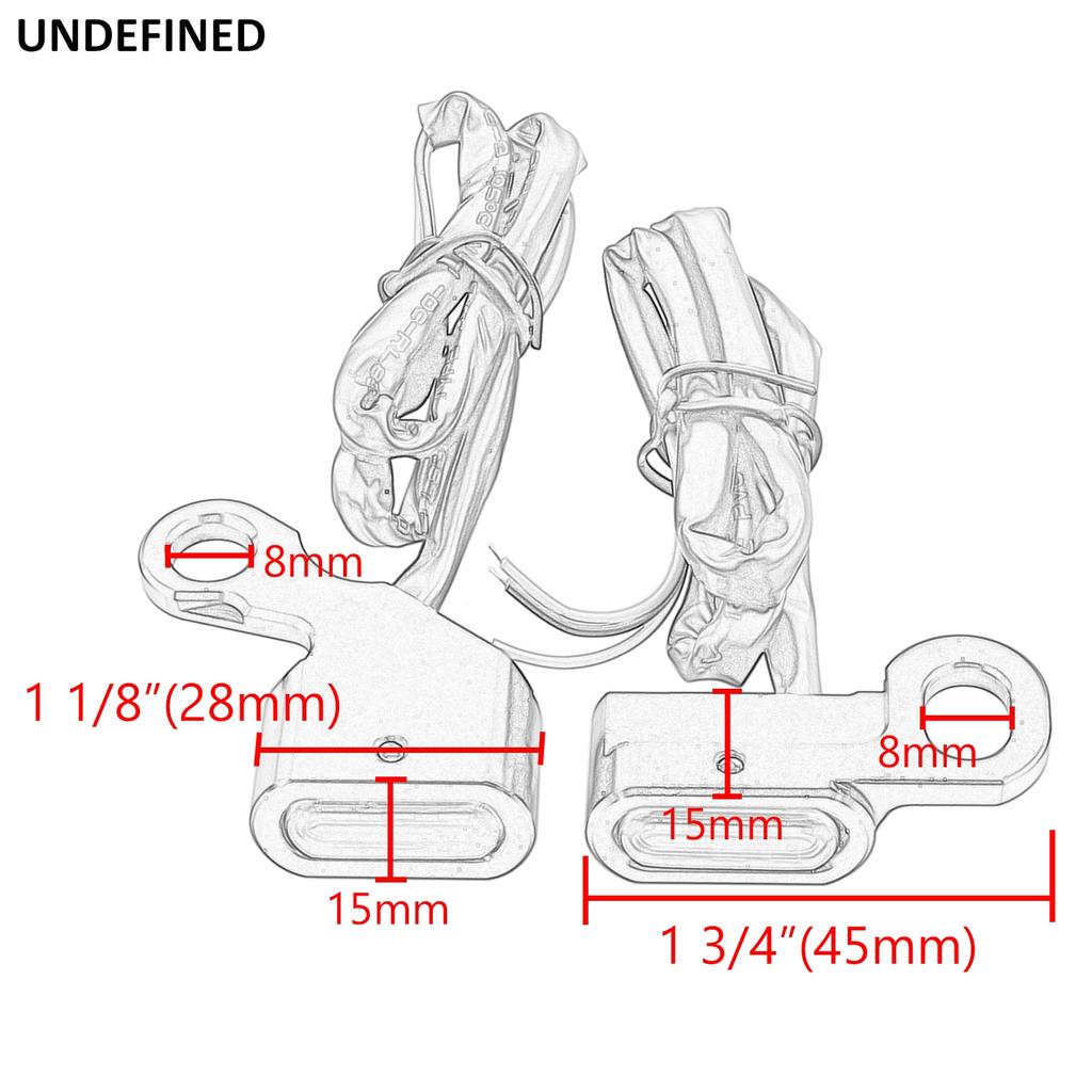 Motorcycle Handlebar Control LED Turn Signal Indicator Light Amber Lamp For Harley Dyna 1996-2017 Softail Sportster XL