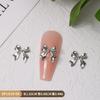 3D Metal Bows Nail Charms Nail Jewels Ribbow Bowknot Nail Art Decorations Nail Stud Nail Art Accessories for Women Girls