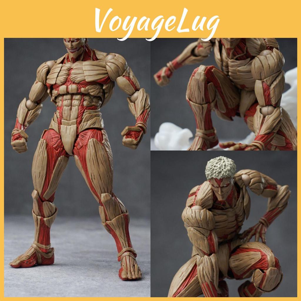 Attack On Titan Der gepanzerte Titan PVC Modell Ornament mit beweglichen Gelenken für Sammler