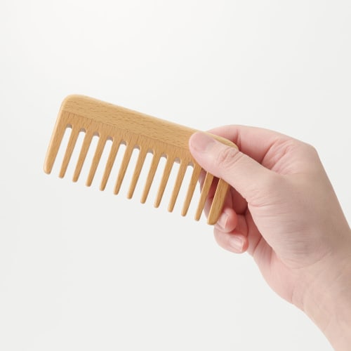 MUJI Расческа для волос из бука ofa36a0s