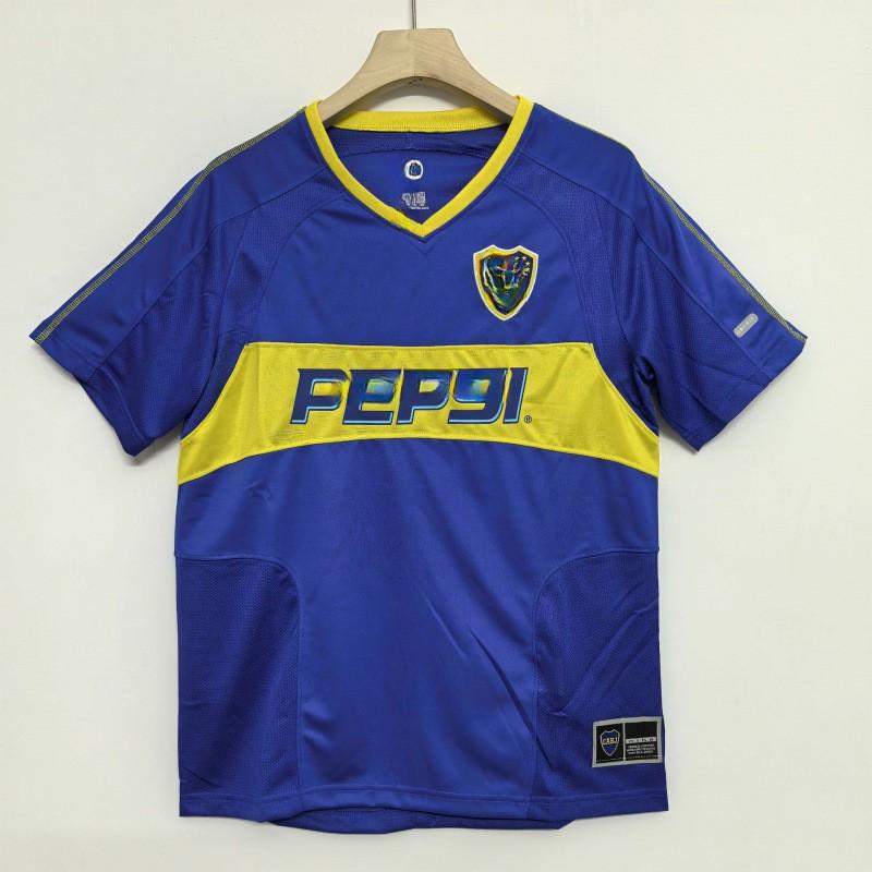 Classic Retro Short Sleeve Soccer Jerseys - AC Wales Boca National Club Football Shirts