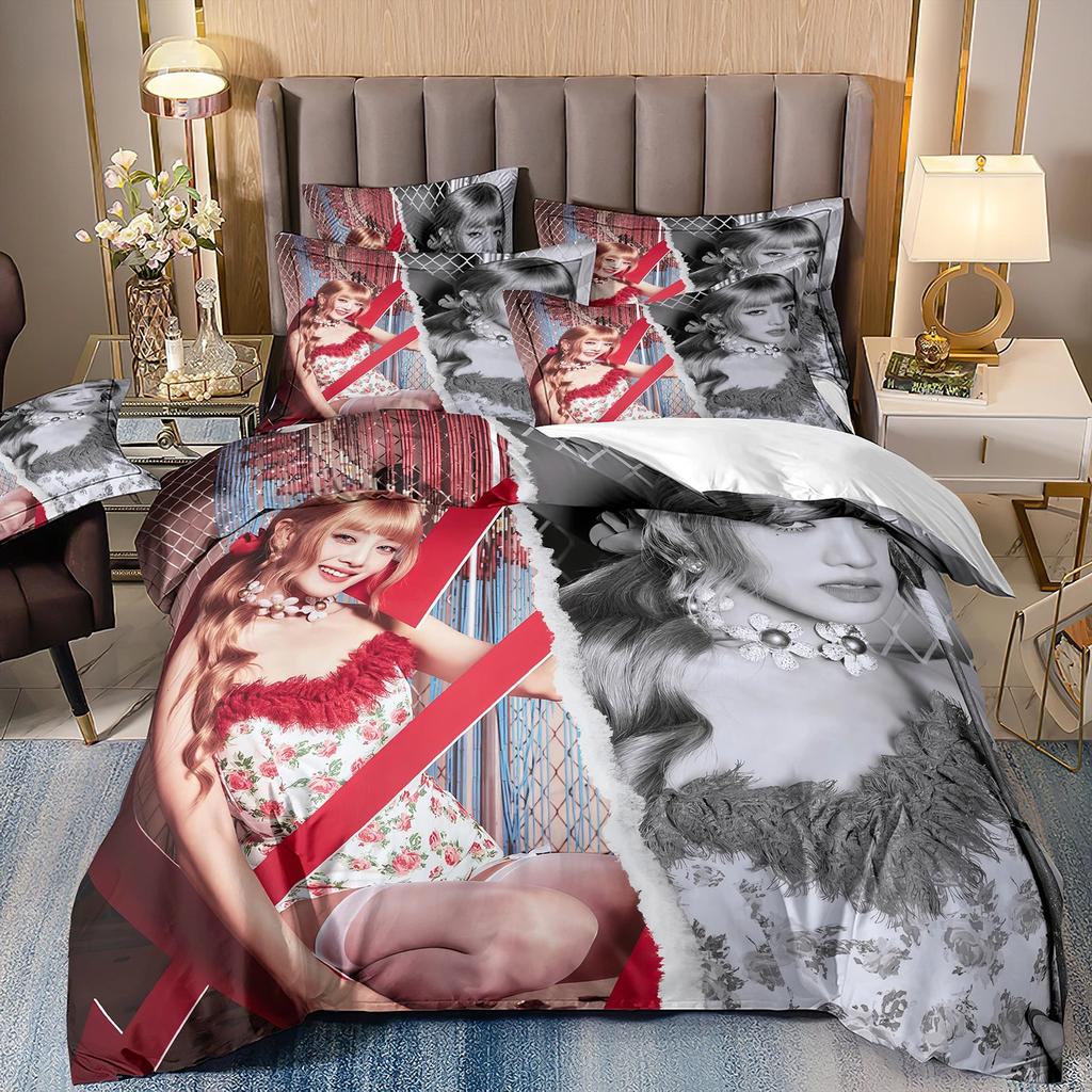 Girl Group Gidle Bedding Sets Duvet Cover Pillowcase Adult Boy Girl Bedroom Decoration Children Gift Single Double Size