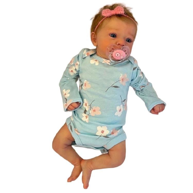 Realistic Reborns Dolls 19 inch Lively Newborns Dolls Real Life Baby Dolls with Soft Weighted Body,Gifts Kids Boys Girls