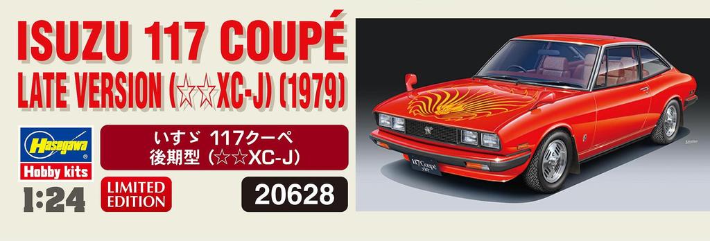 Hasegawa Isuzu 117 Coupe Late Model Plastic Model 20628 1/24 XC-J