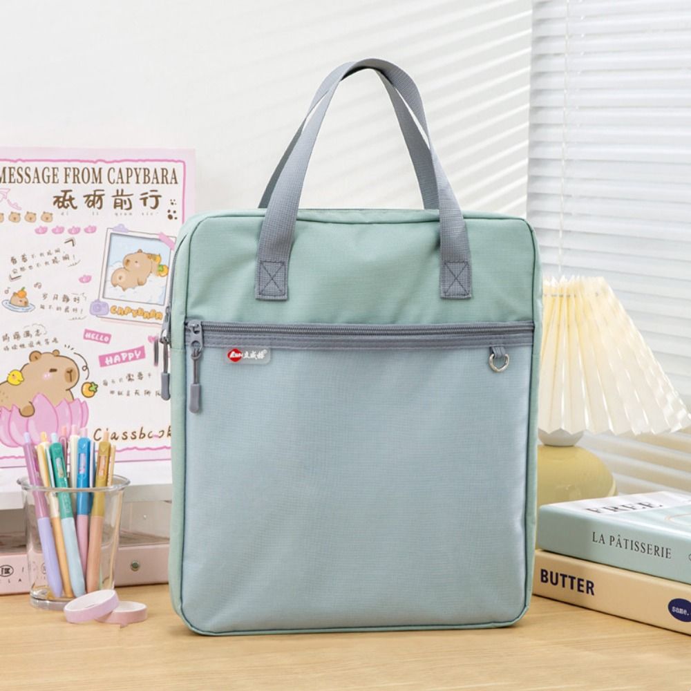 Handheld A4 File Organizer Waterproof Document Storage Bag Lightweight Book Storage Bag  Travel