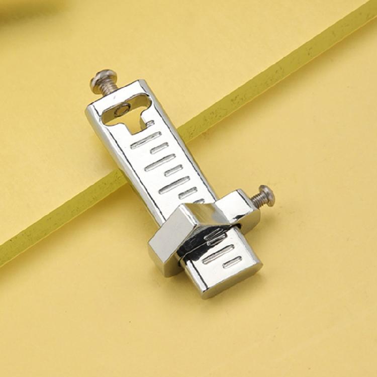 Leather Edging Cutter Locating Tool Leather Craft Trimmer Tool Width Guide Adjustable Metal Positioning Tool