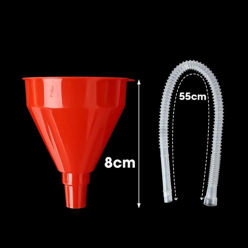Plastic Funnel Set for Car Oil Gas and Fluids Auto Home Kitchen Function Plastic Funnel Home Lab