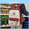Capybara Cartoon Pattern Backpack Large Capacity Shoulders Bag Gift Children
