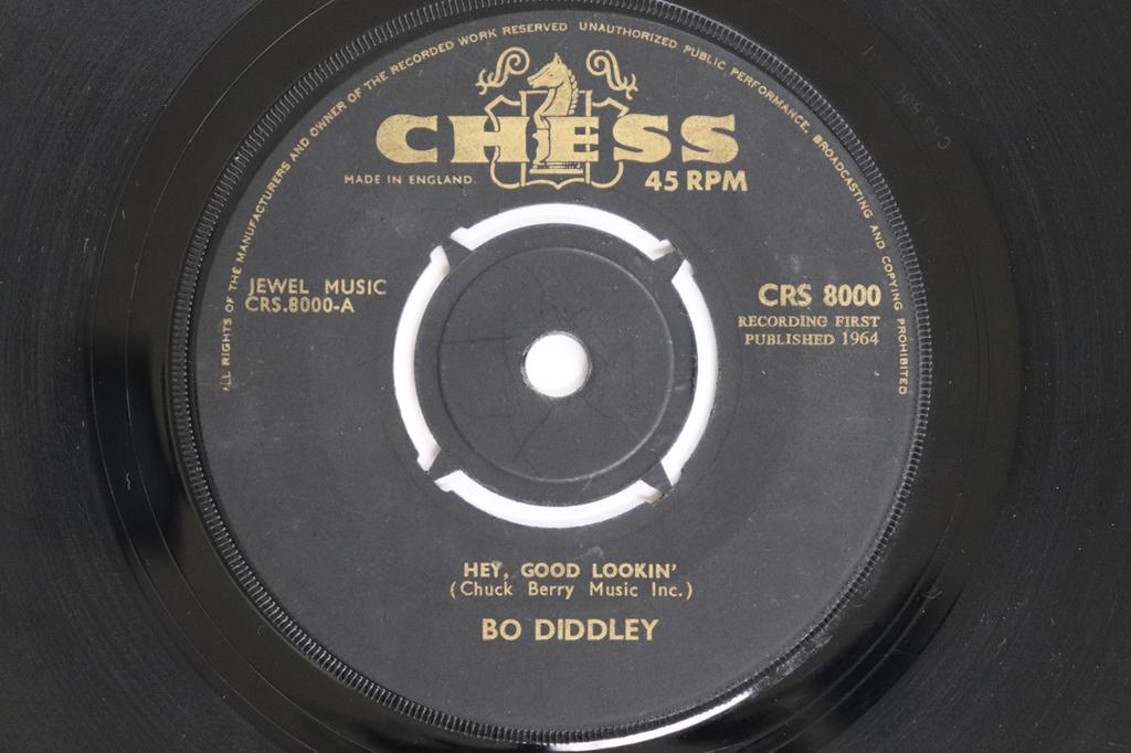 7inch Record BO DIDDLEY - Hey, Good Lookin' / You Ain't Bad ( CRS8000 CHESS 1964 UK Rock Used