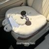 Winter Plush 3D Cartoon Car Seat Cushion - High-End Car Interior Decoration