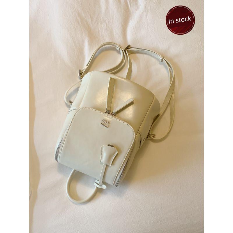 

South Style Chio2nd Cloud Language Genuine Leather Backpack Bags Women s Fancy Red Handbag Small Backpack