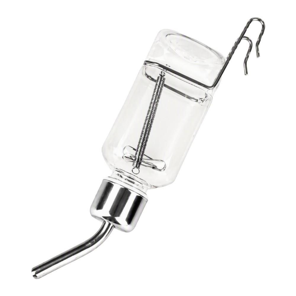 No-Drip Design Pet Water Bottle Hanging Type Stainless Steel Ball Nipple Hamster Water Bottle 350ml Capacity 180ml Capacity