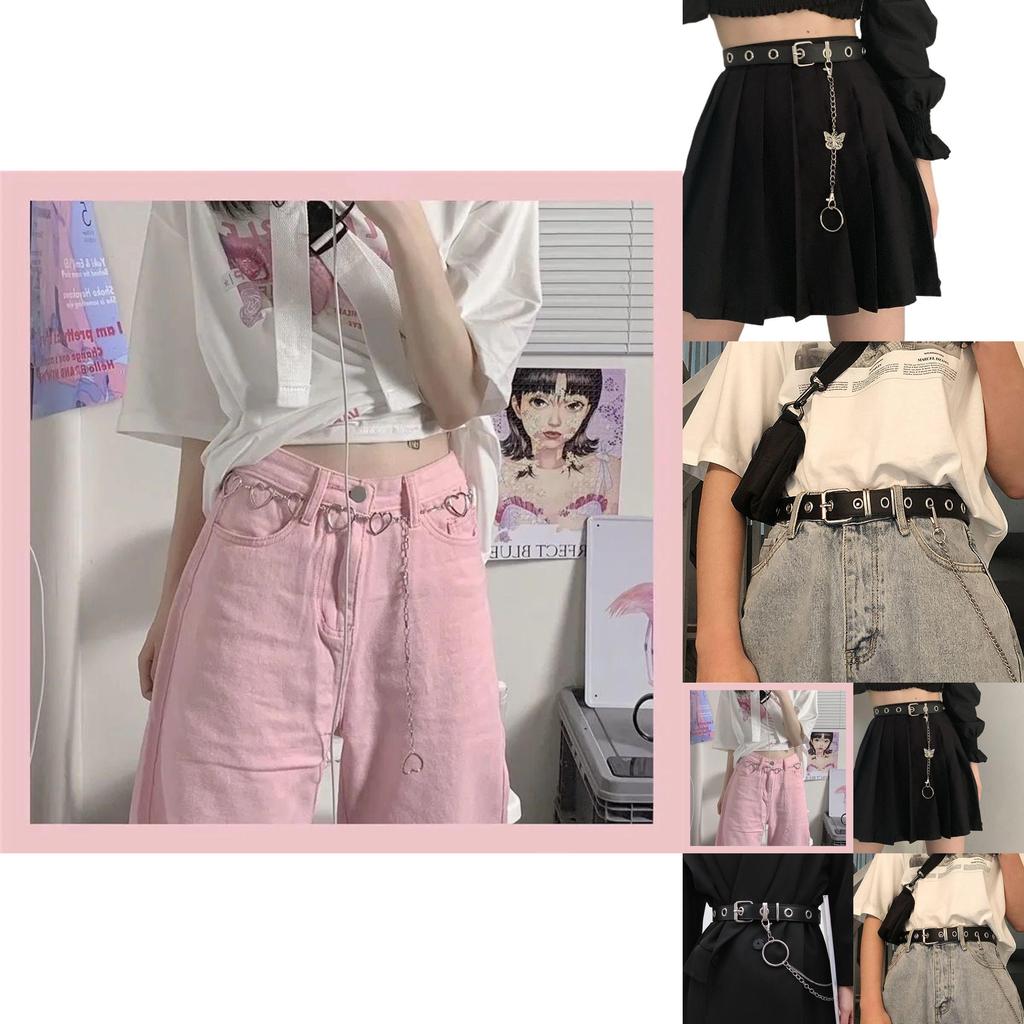 Stylish Heart Chain Waist Belt For Women Perfect For Dresses And Skirts In Silver