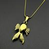 Collana Ciondolo Pesce Dorato Piccolo Per Donne Uomini Acciaio Inossidabile Colore Oro Fortunato Cina Animale Carino Catena Gioielli Regali