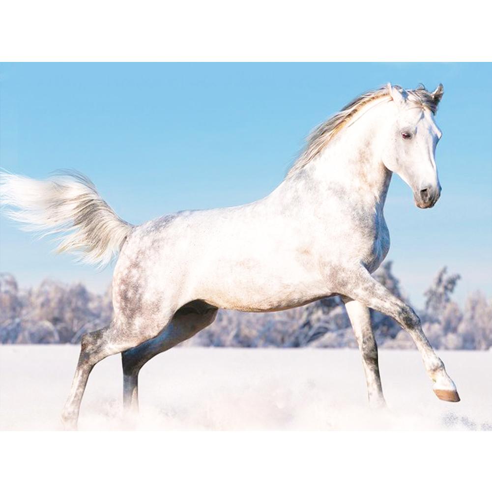 

Huacan 5D DIY Full Drill Diamond Painting Dotz Kit Horse Mosaic Artcraft для взрослых Домашний декор стен