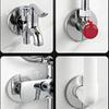 Split Escutcheon Plate Easy Installation Stainless Steel Escutcheon Plate Peel-and-Stick Pipe Collar Long-Lasting for Kitchen