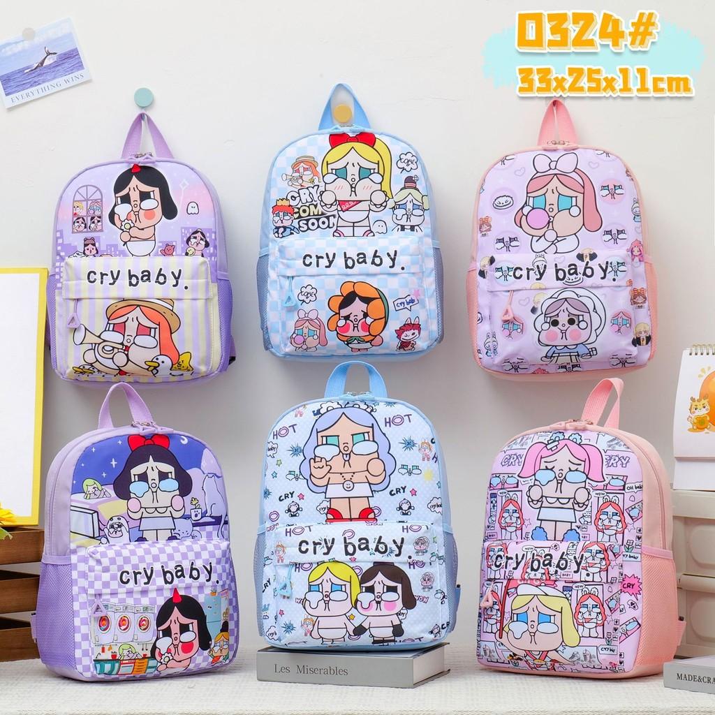 Pattern Backpack Crybaby Cartoon Large Capacity Waterproof Children School Bag