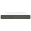 347789 vidaXL Pocket Spring Bed Mattress Dark Grey 140x190 Cm Thickness 20 Cm