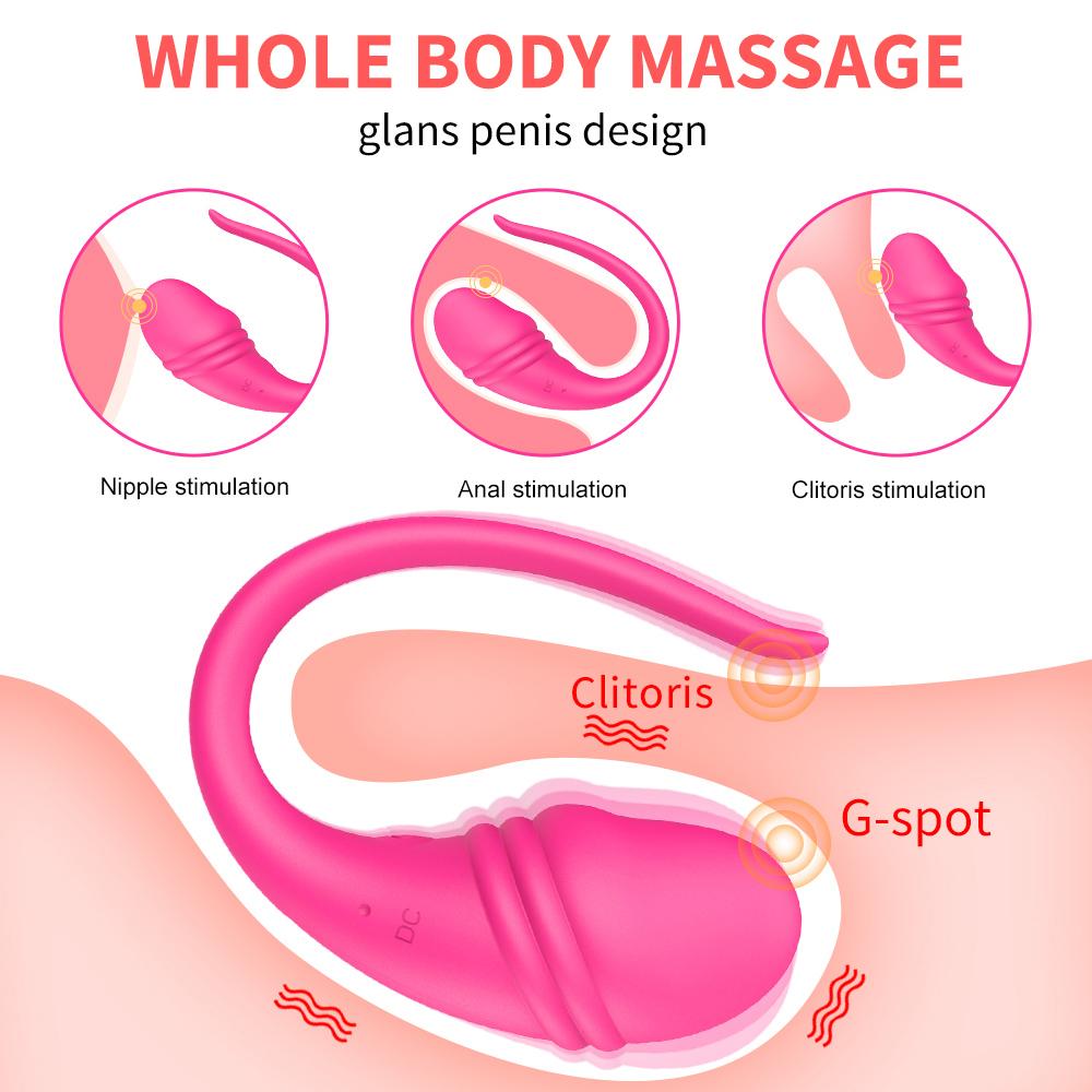 Bezprzewodowy Bluetooth Dildo wibrator zabawki erotyczne dla kobiet zdalna aplikacja podwójna kontrola nosić wibrujące pochwy Ball majtki zabawki dla dorosłych 18