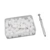 100pcs Nail Art Sponges with Gripper Pen Storage Box DIY Nail Art Sponge Tools Set