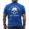 Lebe mit Erinnerungen, nicht mit Träumen Totenkopf Motivierendes T-Shirt