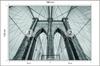 Photomural Brooklyn Bridge Washable Fleece 180x120