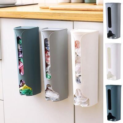 Plastic Grocery Bag Dispenser Save Space Trash Bags Dispenser Garbage Bag Storage Box  Wardrobe