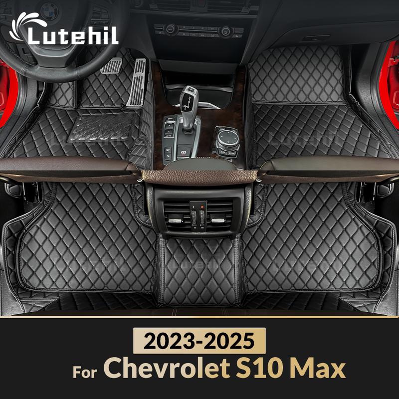 For Chevrolet S10 Max  2024 2025  Car Floor Mats Carpet Cover Interior Details Accessories Protective Pad Parts