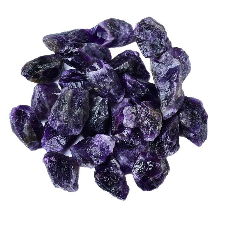 Natural Raw Stone Incense & Landscaping Crystals: White, Yellow, Purple Crystal Diffuser Stones