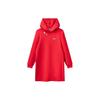 Fila Funky Graphic Pattern Sports Hoodie Dress Women Dresses Legendary-Red F11W111209F-RD